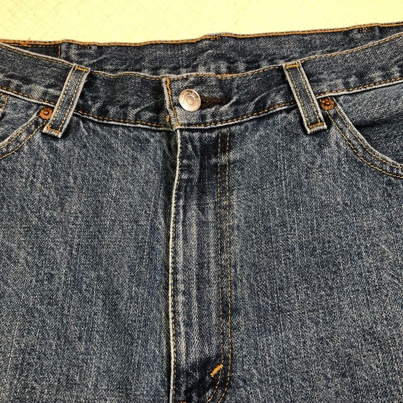 Levi’s 505 blue denim jean shorts - Picture 2 of 8